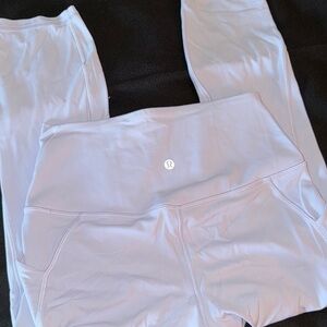 Lululemon High-Waist Leggings in periwinkle